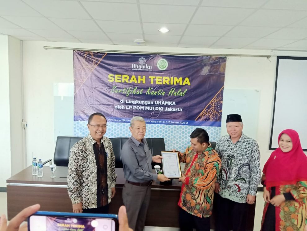 LPPOM MUI: Uhamka Kampus Pertama di Indonesia Miliki Kantin Tersertifikasi Halal